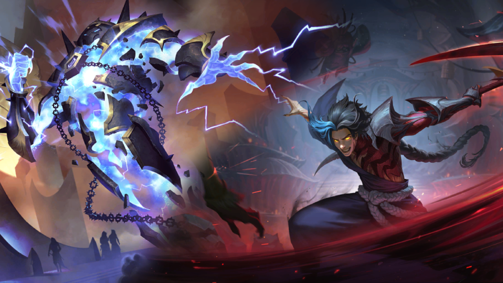 Kayn and Xerath champion synergies in League of Legends.