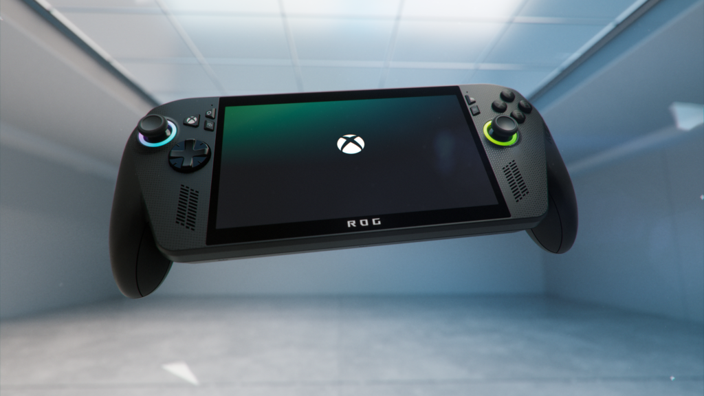 Xbox strategy handheld device illustrating Microsoft’s shift toward an ecosystem beyond a single console.